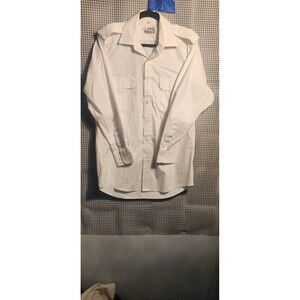Mountain Hardwear Men’s Shirt 15 1/2 White Pilot Uniform Button Down